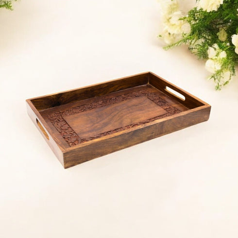 Wooden Engraved Tray